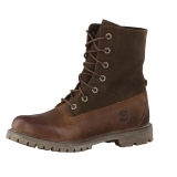 Timberland Damen Boots Authentics Suede Roll-Top A116T 41 Dark Brown S26m3683