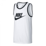 Nike Herren Tanktop Tank-Ace Logo 779234-100 XXL White/Black A27g8934