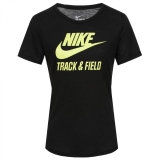 Nike Damen T-Shirt Tee-Ru Ntf 679669-010 S Black/Volt Q18w1165