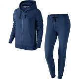 Nike Damen Trainingsanzug Jersey Cuffed Tracksuit 623417-423 L Coastal Blue/Coastal Blue/Obsidian Z82m7410
