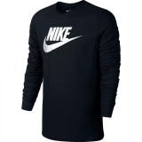 Nike Herren Langarmshirt Futura Icon LS 708466-011 M Black/White Q39o3321