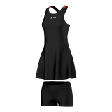 adidas Damen Tennis Kleid Roland Garros Y-3 AI1159 M black-y3/red V11h1257