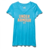 Under Armour Damen Shirt Tri-Blend 1253834-458 S Island Blues, Afterglow Z52f9079