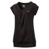 Puma Damen T-Shirt Mesh it up Tee 514002-01 S black O14o5173
