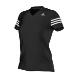 adidas Damen Laufshirt Response Cap Short Sleeve AA5619 XXS black/white P91j5386