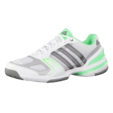 adidas Herren Tennisschuhe Rally Court all court M29328 39 1/3 ftwr white/flash green s15/silver met. T55t8166