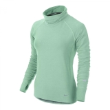 Nike Damen Laufshirt DF Sprint Fleece Pullover 627001-308 XL Medium Mint/Cannon/Reflective Silver D73m6080